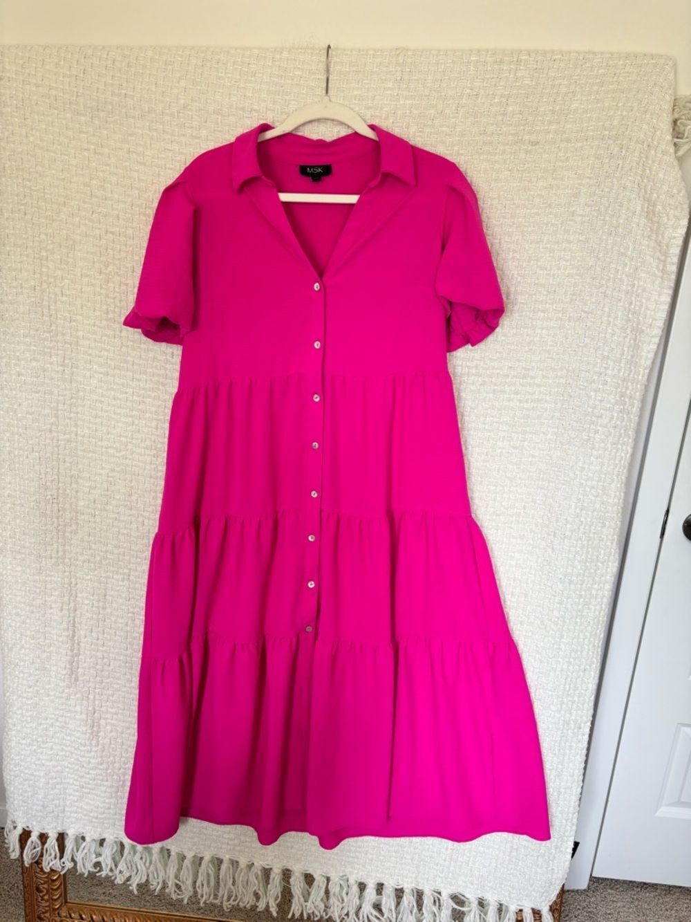 MSK Puff Sleeve Dress✨